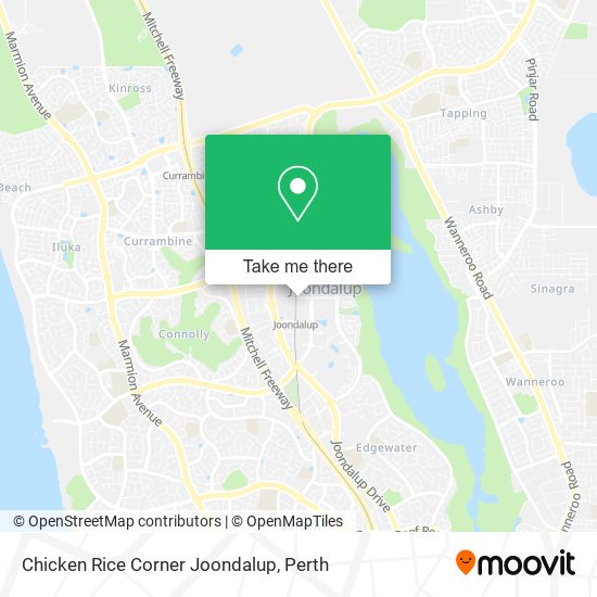 Chicken Rice Corner Joondalup map