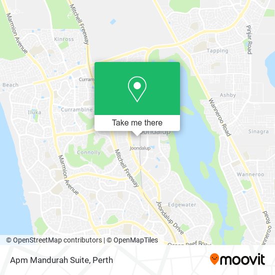 Apm Mandurah Suite map