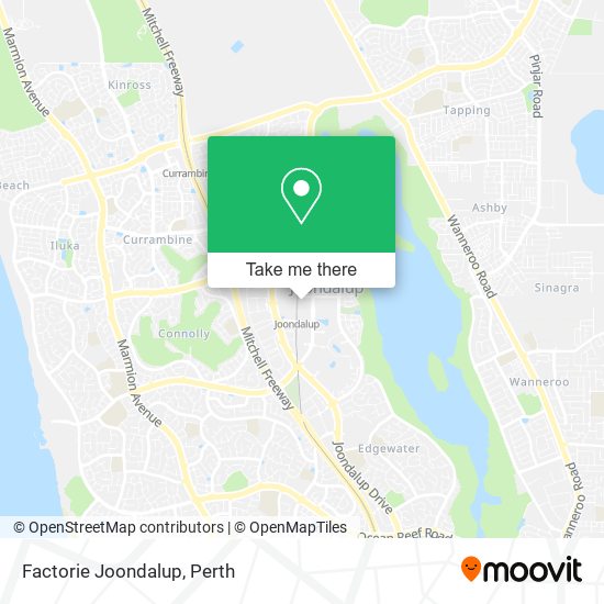 Factorie Joondalup map