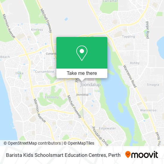 Barista Kids Schoolsmart Education Centres map