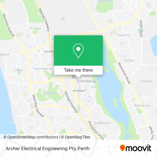 Archer Electrical Engineering Pty map