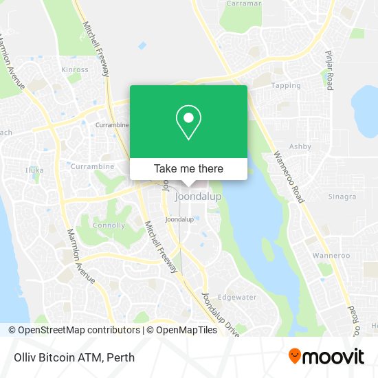 Mapa Olliv Bitcoin ATM