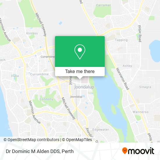 Dr Dominic M Alden DDS map