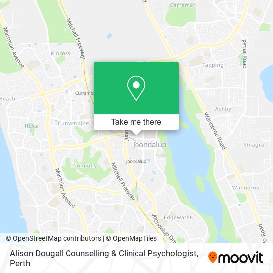 Mapa Alison Dougall Counselling & Clinical Psychologist