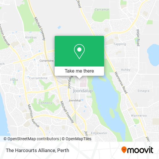 The Harcourts Alliance map