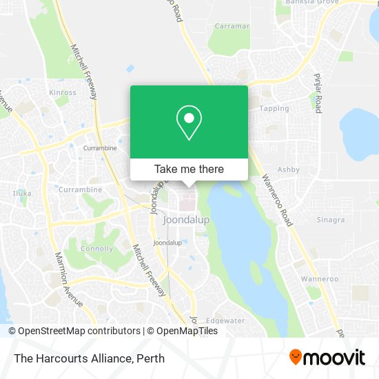 The Harcourts Alliance map