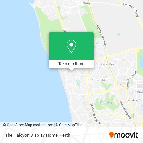 The Halcyon Display Home map