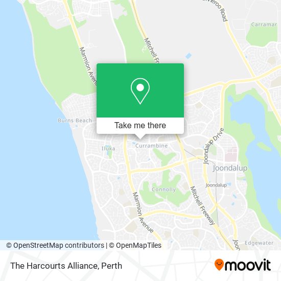 The Harcourts Alliance map