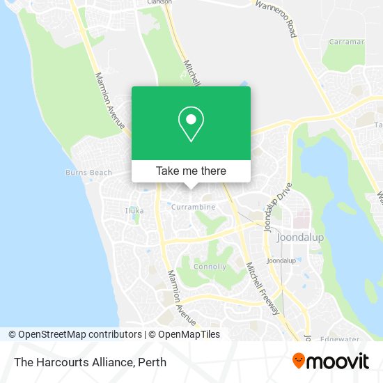 The Harcourts Alliance map