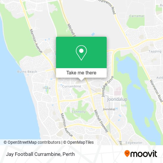 Jay Football Currambine map