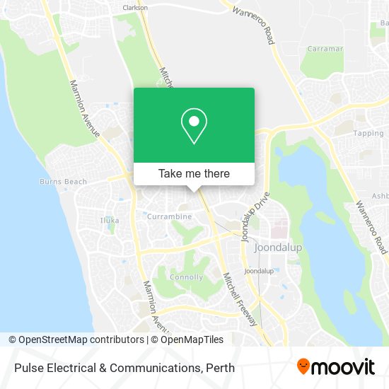 Pulse Electrical & Communications map