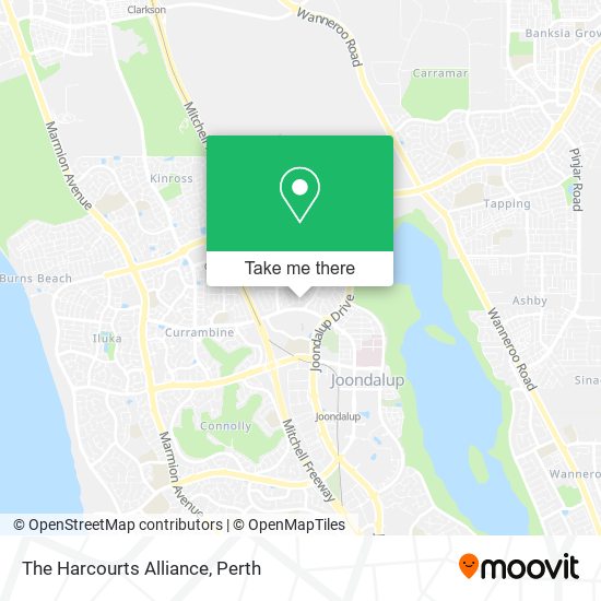 The Harcourts Alliance map