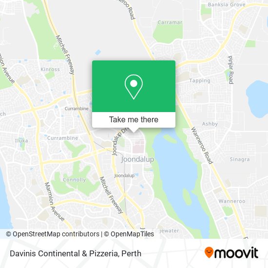 Davinis Continental & Pizzeria map