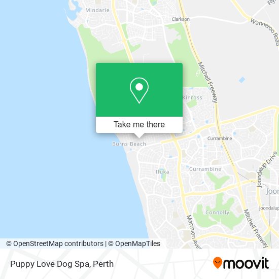 Puppy Love Dog Spa map