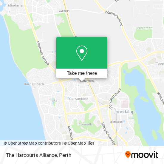 The Harcourts Alliance map