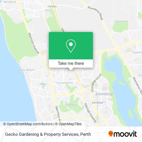 Gecko Gardening & Property Services map