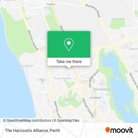 The Harcourts Alliance map