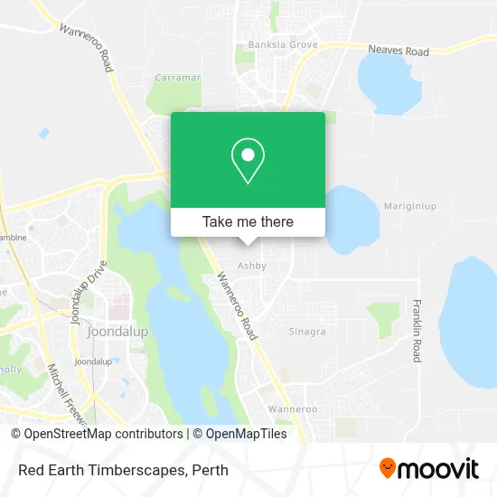 Mapa Red Earth Timberscapes