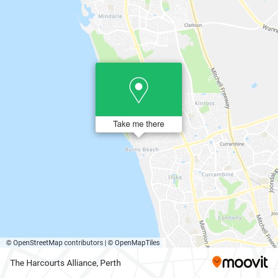 The Harcourts Alliance map