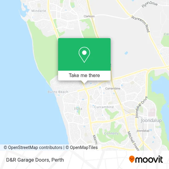 Mapa D&R Garage Doors