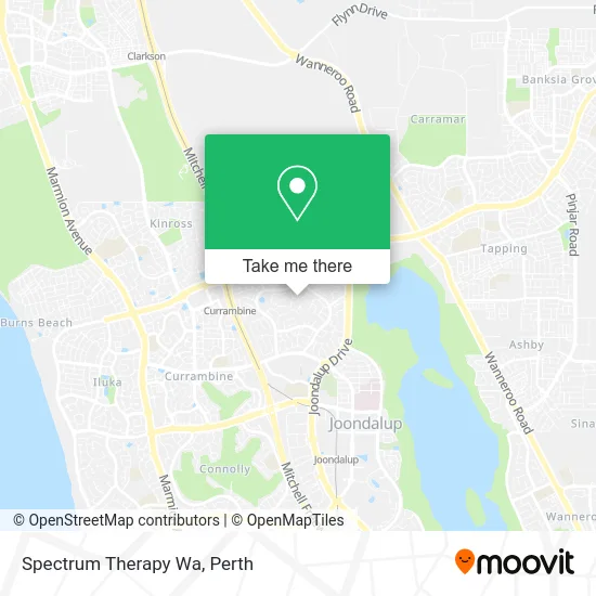 Mapa Spectrum Therapy Wa