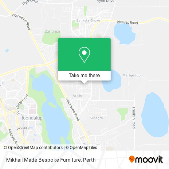 Mikhail Made Bespoke Furniture map