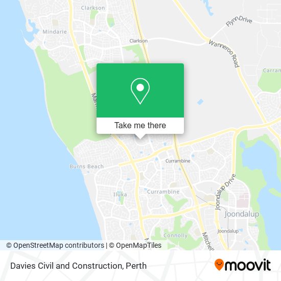 Davies Civil and Construction map