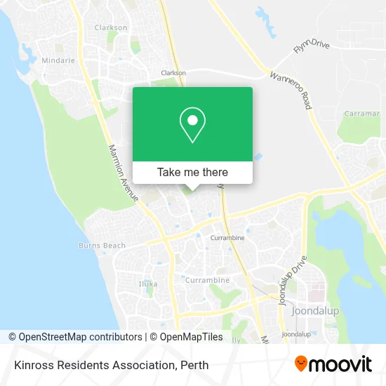 Mapa Kinross Residents Association