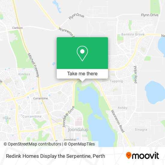 Redink Homes Display the Serpentine map