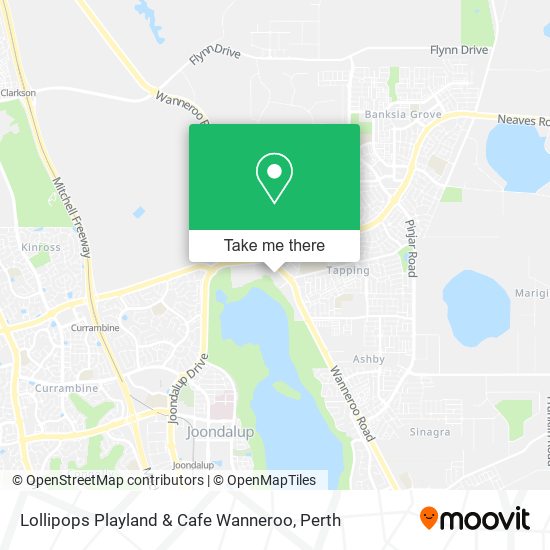 Lollipops Playland & Cafe Wanneroo map
