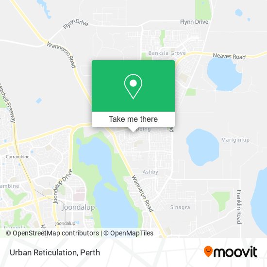 Urban Reticulation map