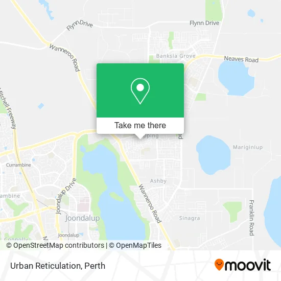 Mapa Urban Reticulation