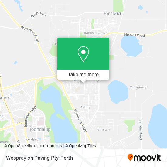 Wespray on Paving Pty map