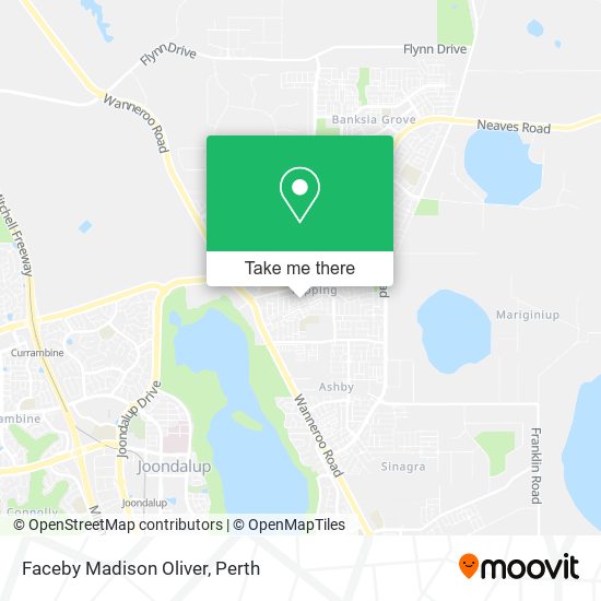 Faceby Madison Oliver map