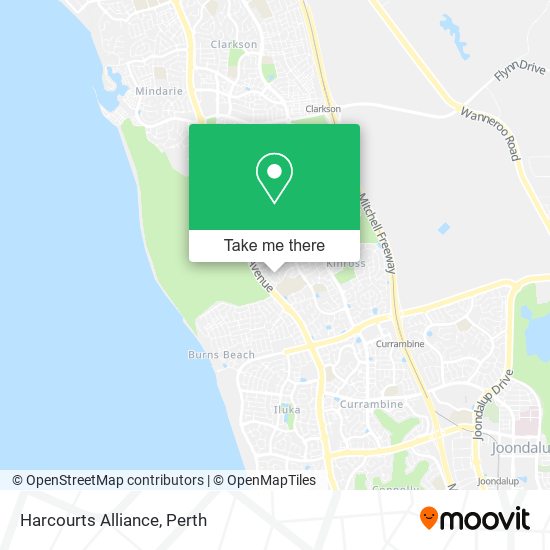 Harcourts Alliance map