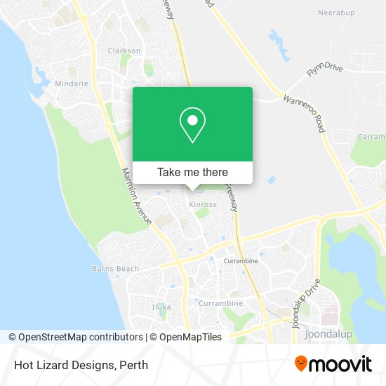 Hot Lizard Designs map