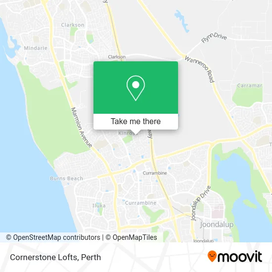 Mapa Cornerstone Lofts