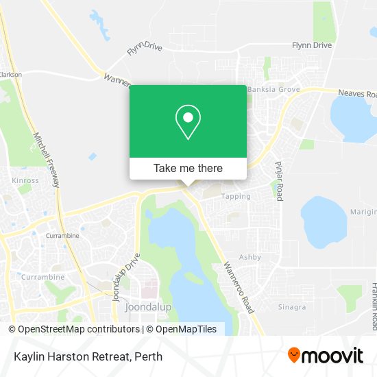 Kaylin Harston Retreat map