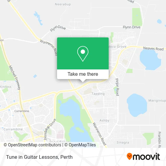 Mapa Tune in Guitar Lessons