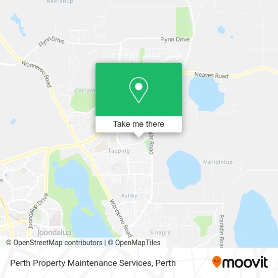 Mapa Perth Property Maintenance Services