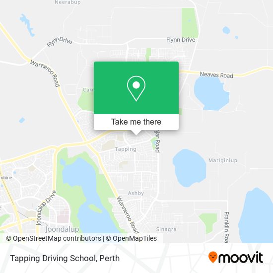 Tapping Driving School map
