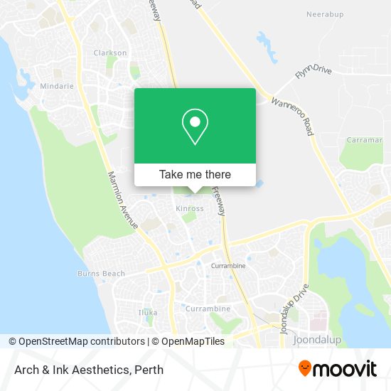 Arch & Ink Aesthetics map