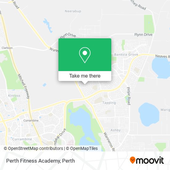 Perth Fitness Academy map