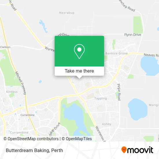 Mapa Butterdream Baking