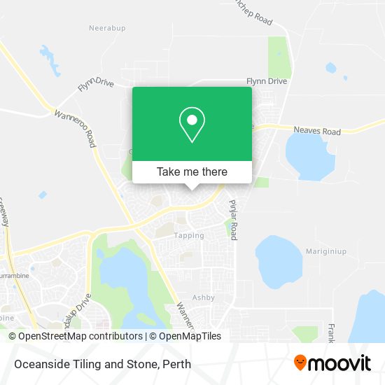 Oceanside Tiling and Stone map