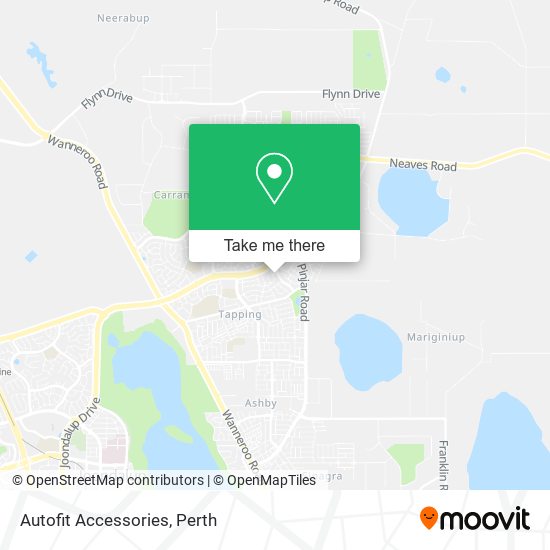Autofit Accessories map