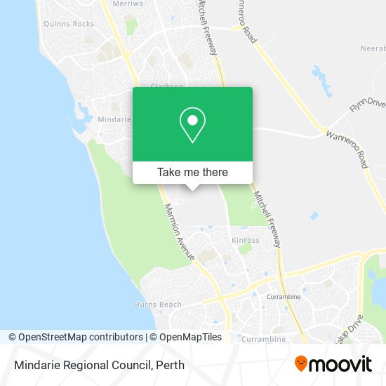 Mindarie Regional Council map