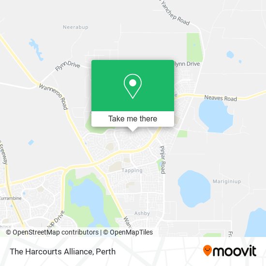 The Harcourts Alliance map