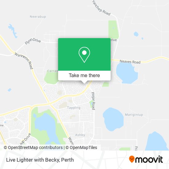 Live Lighter with Becky map