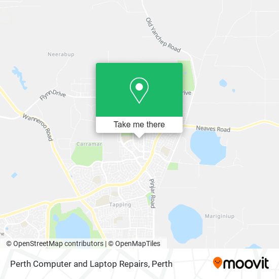 Perth Computer and Laptop Repairs map